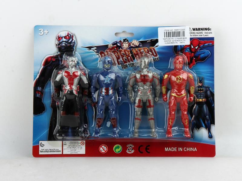4Pcs Heroes Toy With Light