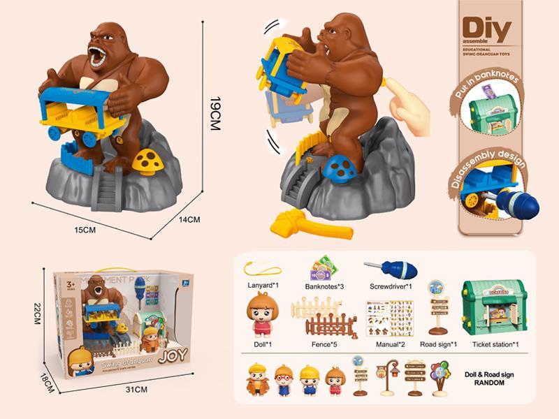 DIY Assembly Swing Orangutans