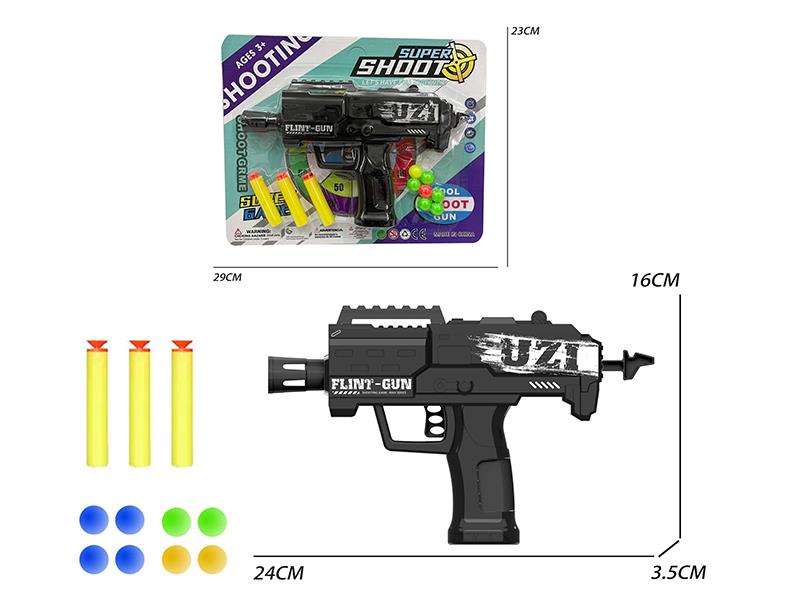 Uzi Soft Bullet & Ping-Pong Ball Gun