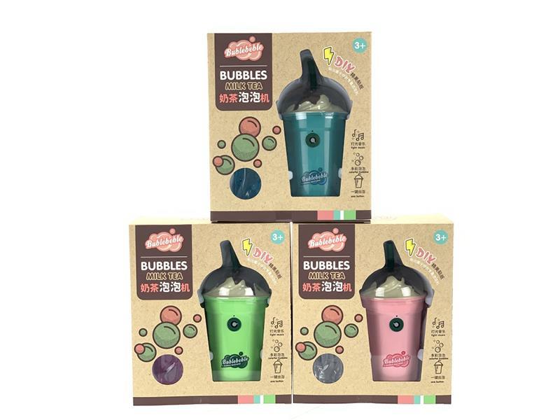 Milk Tea Cup Bubble Machine With Light And Music