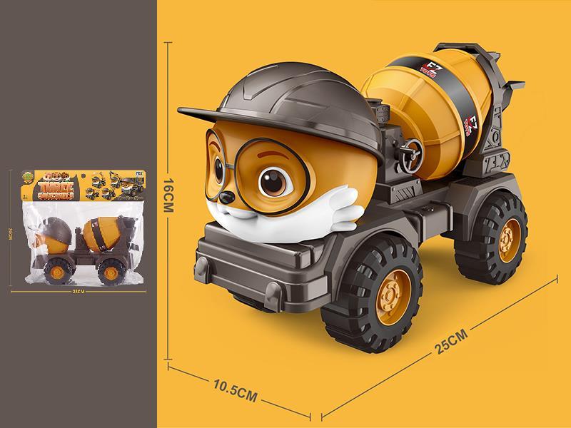 Slide Three Squirrel  Engineering Truck