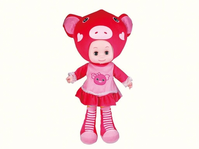 20-Inch Musical Little Pig Doll