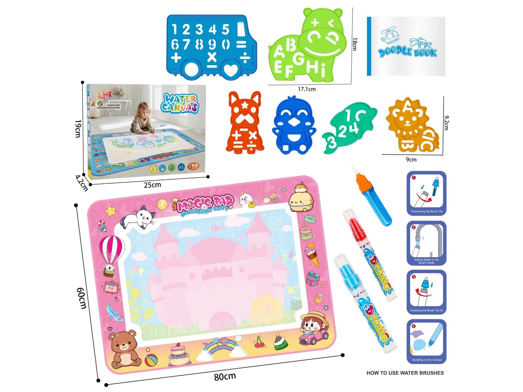 Cartoon Water Canvas