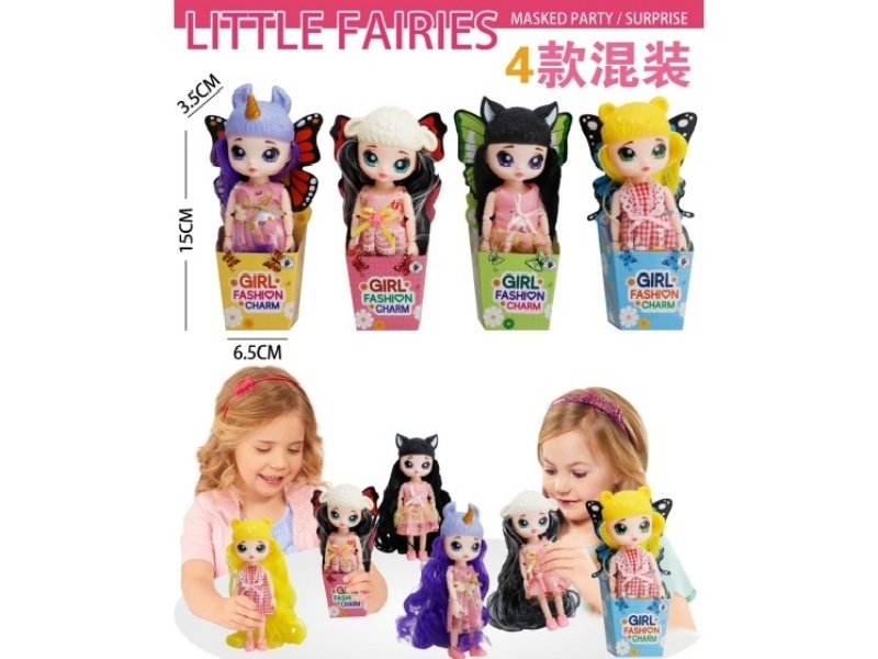6-Inch 12-Joint Nana Doll (4 Mixed Sets)
