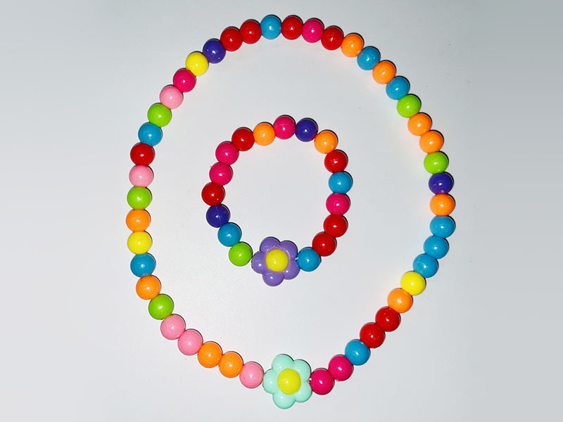 Bead Necklace + Bracelet