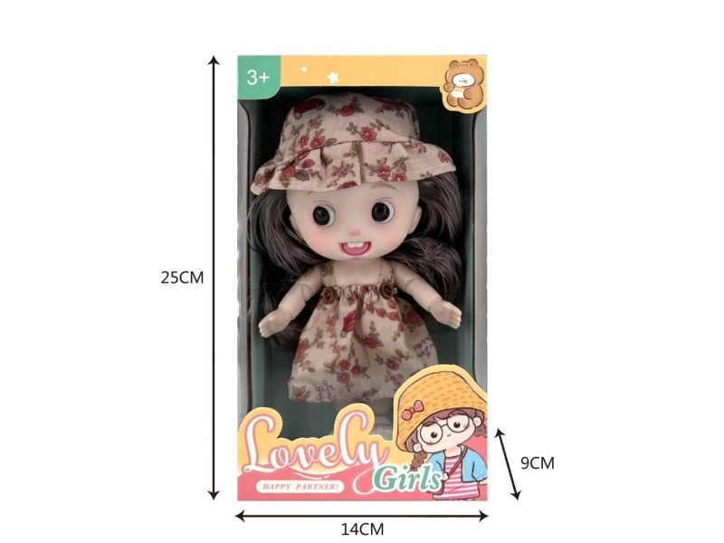 22Cm 3D Real Eye Fun Doll