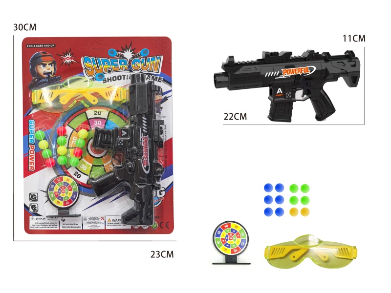 M4 Table Tennis Gun With Glasses