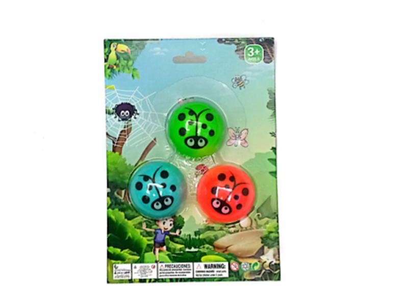 Insect Half Ball Shape Pull Back Cars 3PCS