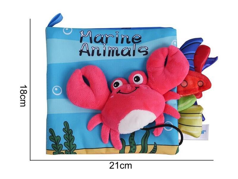 Plush Toy [Three-Dimensional Cloth Book] Crab