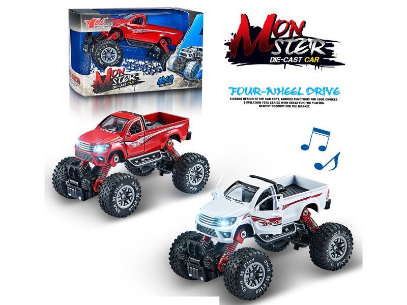 1:30 Alloy Pull Back Simulation Climbing Wheel