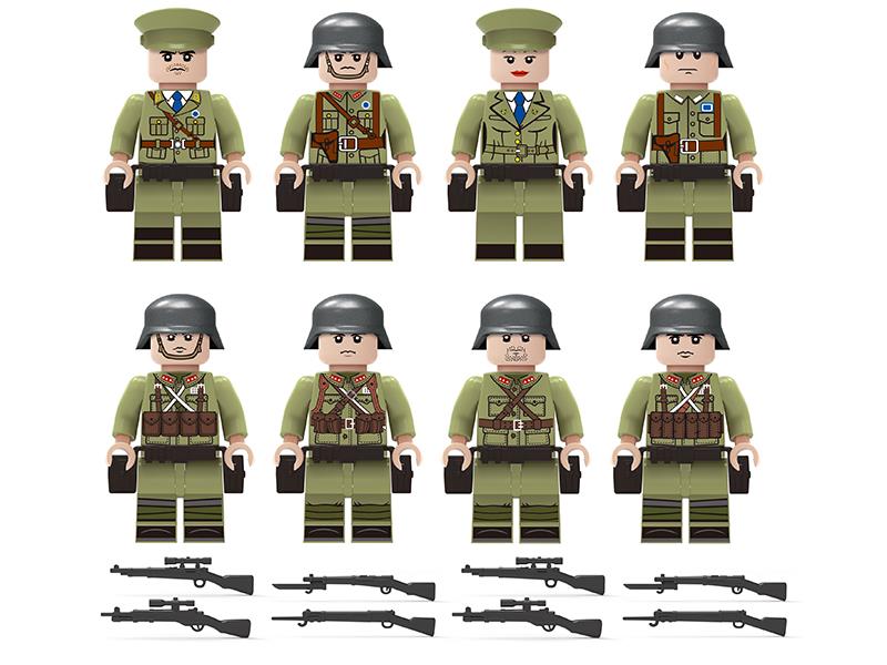 National Army Soldiers Building Blocks Figures Toys