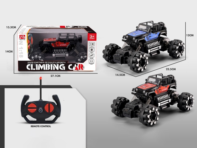 1:18 Alloy Remote Control Climbing Car
