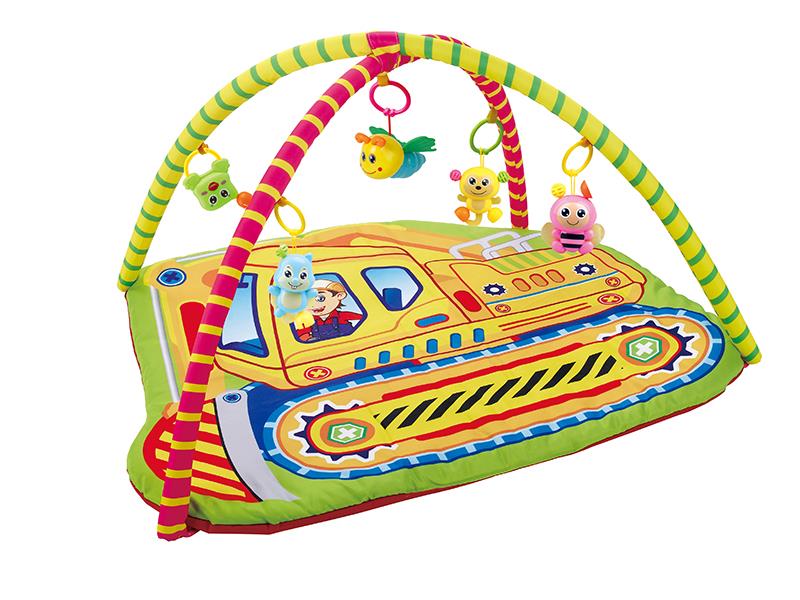 Engineering Excavator Shaped Baby Fitness Blanket