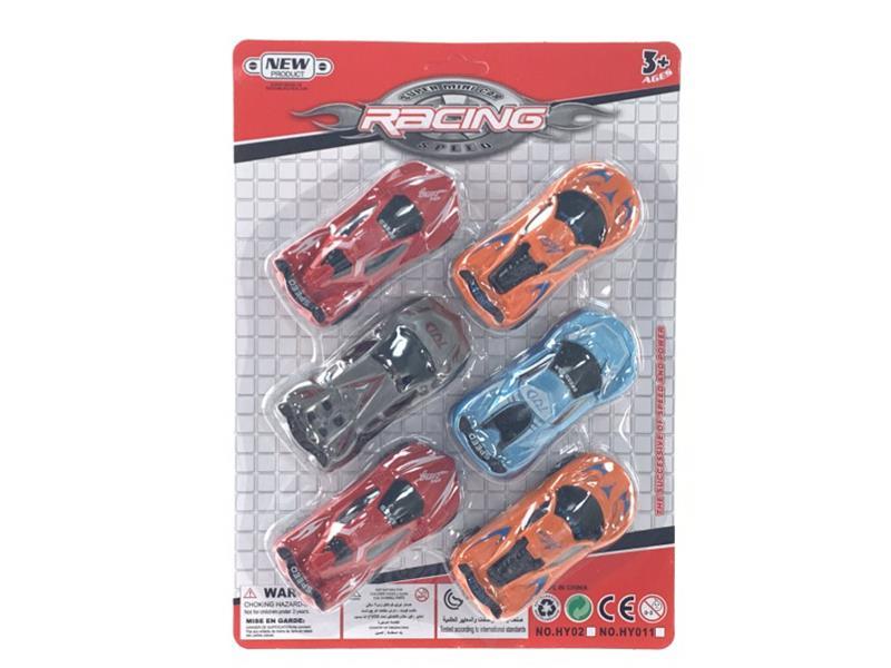6pcs Slide Car