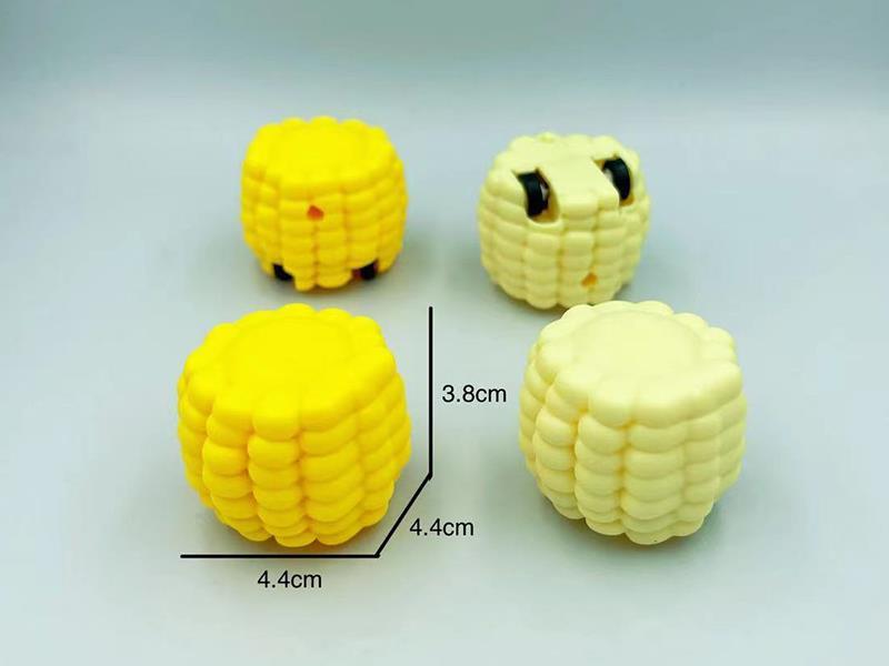 Simulation Vegetable Series Corn Pull Back Car
