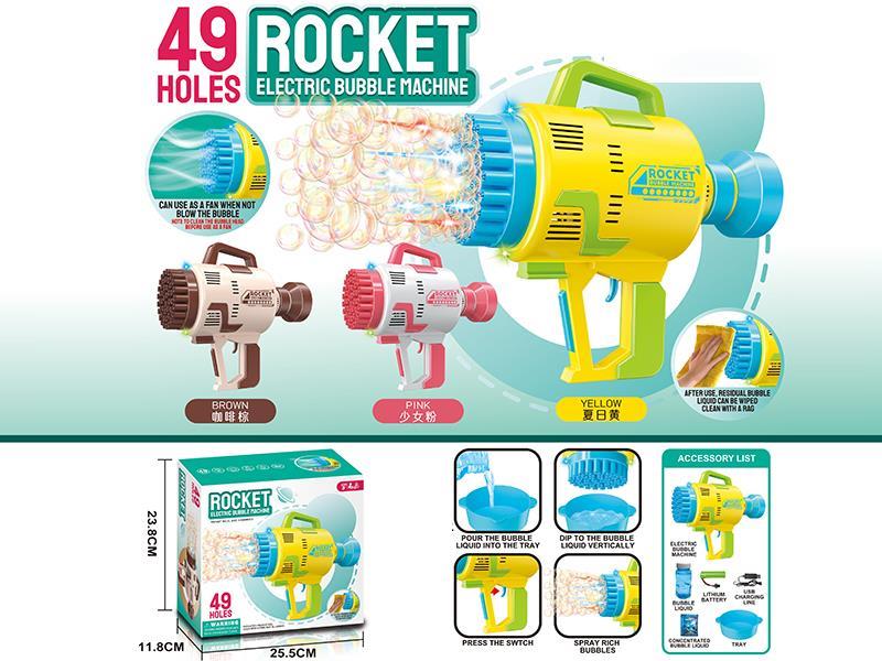 49 Holes Electric Bubble Machine