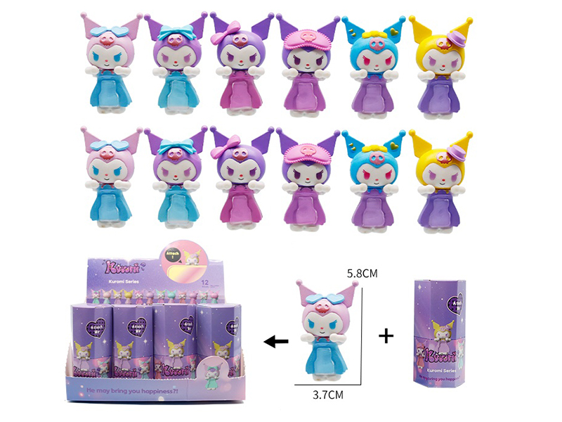 Kuromi Series Decorative Mini Figures 12pcs