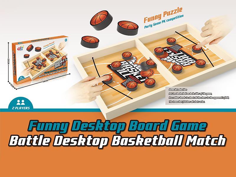 2 Players Game Battle Desktop Basketball Match