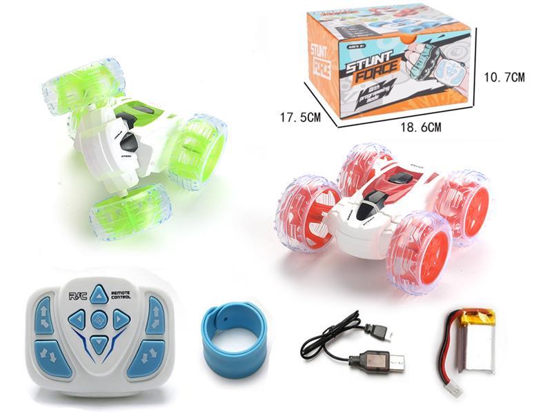 2.4G Programming Watch Remote Control Stunt Car
