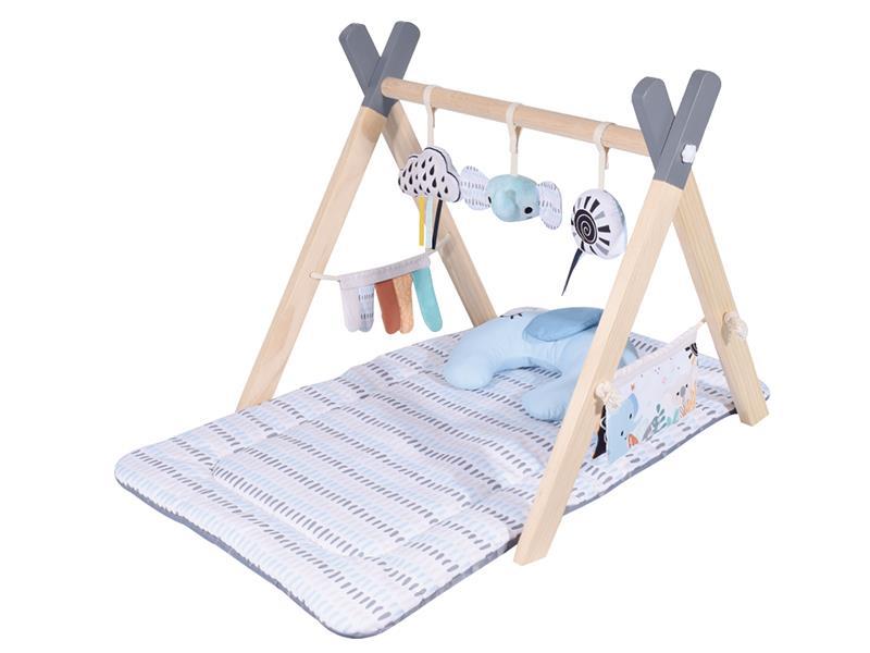 Wooden Baby Gym Elephant Play Mat