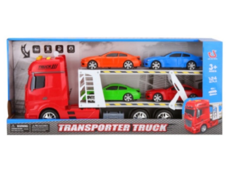 1:12 Early Education Lighting And Sound Inertial Transport Vehicle (Carrying 4 Bmws)