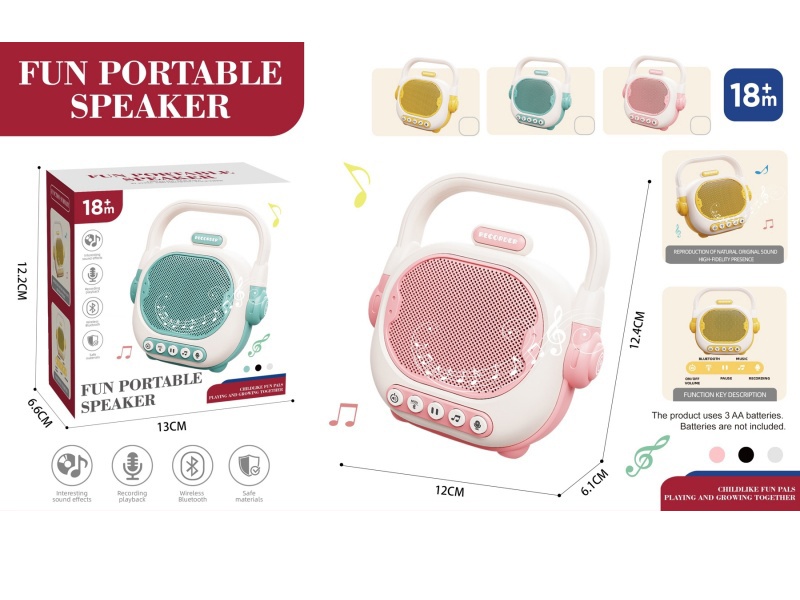 Children'S Radio, Tape Recorder With Music And Bluetooth