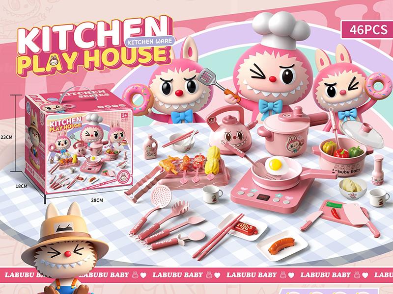 Labubu Kitchen Play Set