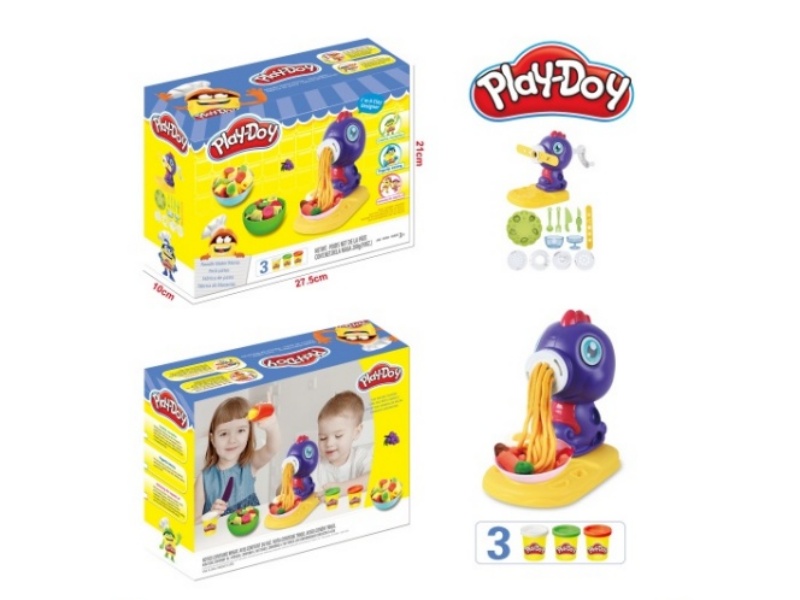 Colorful Clay Seahorse Noodle Machine Set