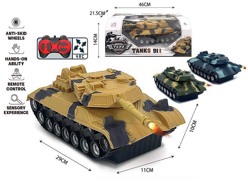 4-Channel Remote Control Tank