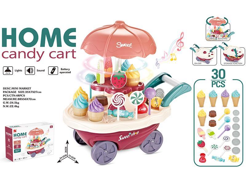 Mini Candy Cart With Light ,Music,Rotating