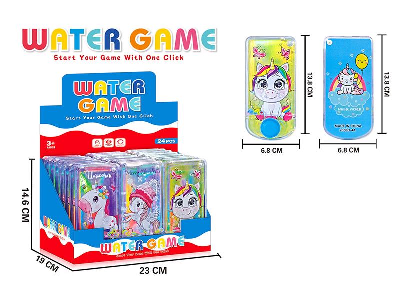 24 Transparent Water Game(Unicorns)