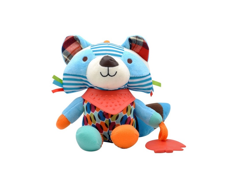 Vocalizing Raccoon Baby Plush Pendant