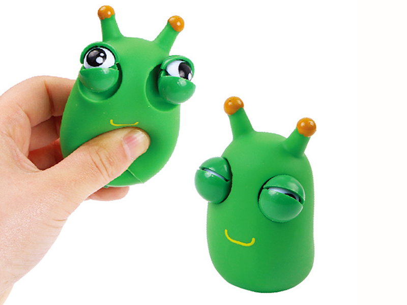 Cute Worm Explsive Eyed Squeeze Toy