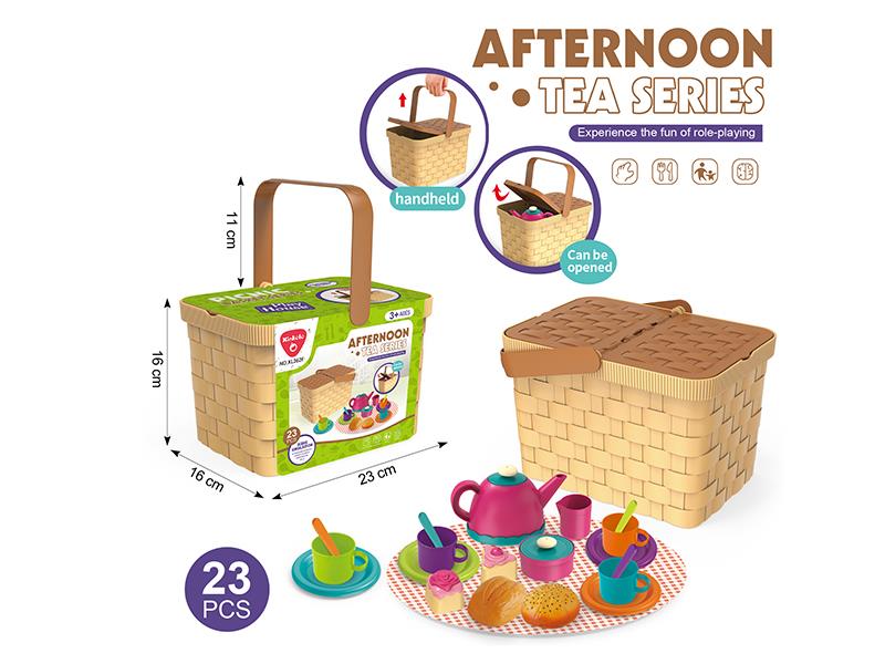 Afternoon Tea Picnic Basket Set 23pcs