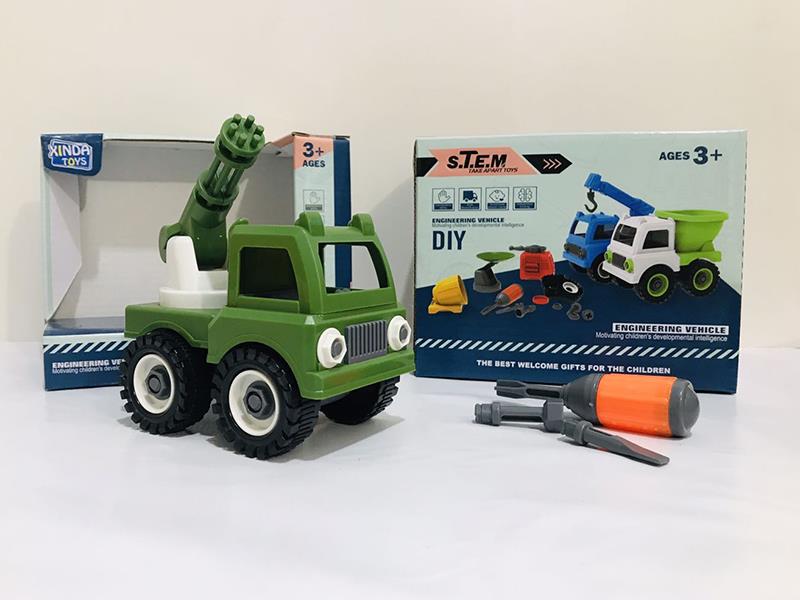 DIY Assembly Military Truck Series