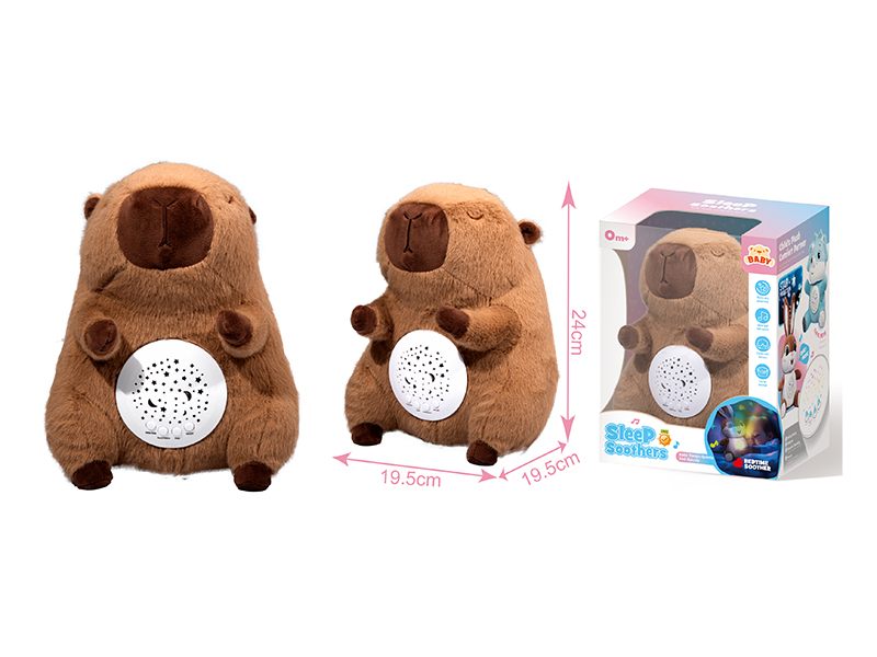 Soothe Plush Toys With Lights And Music - Capybara