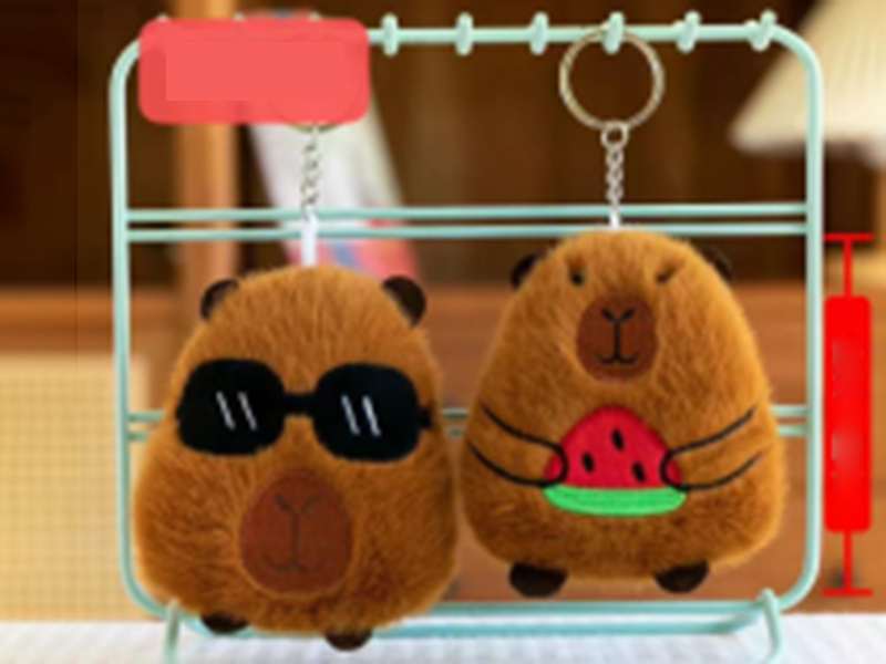 Plush Capybara Keychain