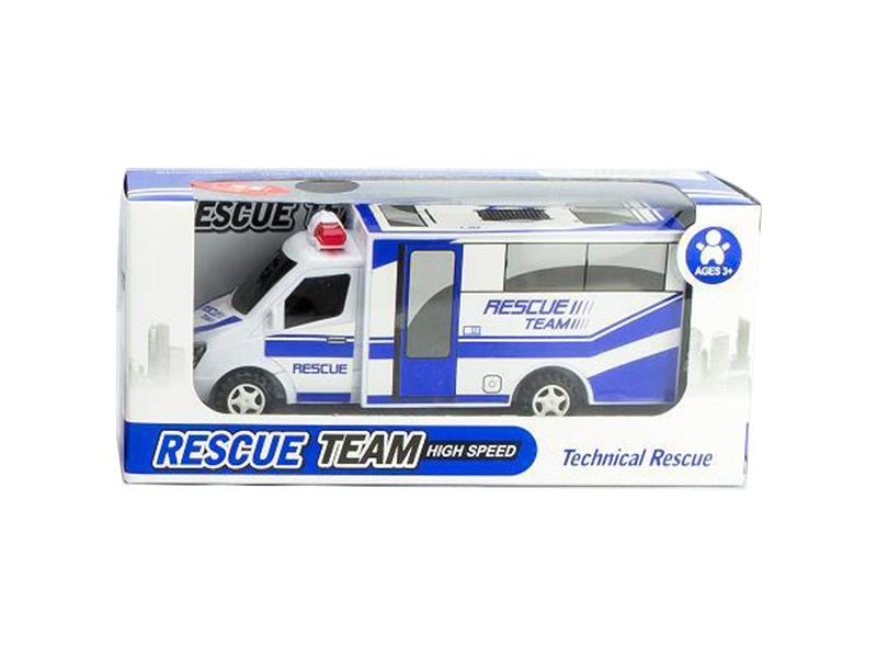 Friction Rescue Vehicle(With Light And Music)