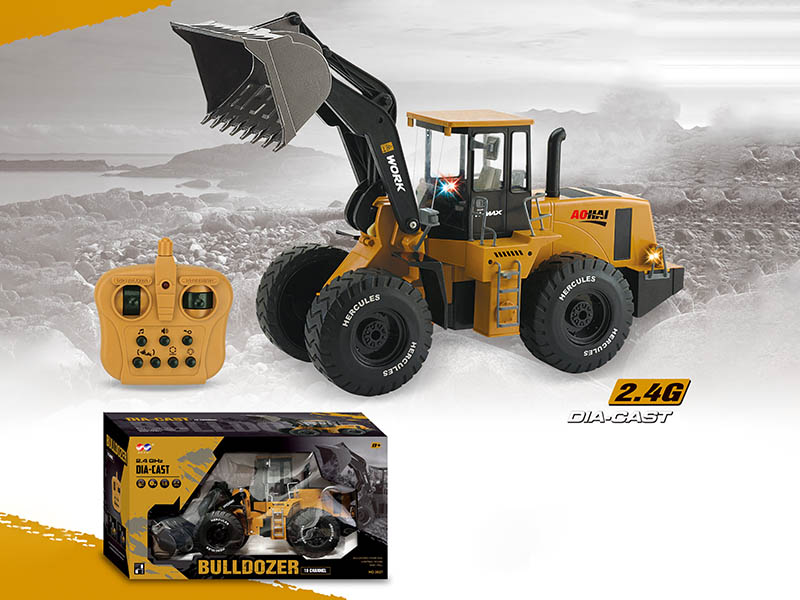 2.4G Remote Control Alloy Bulldozer