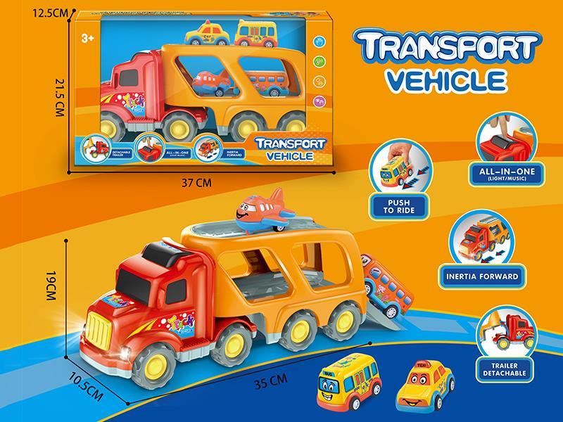 Friction Trailer With Sound And Light
