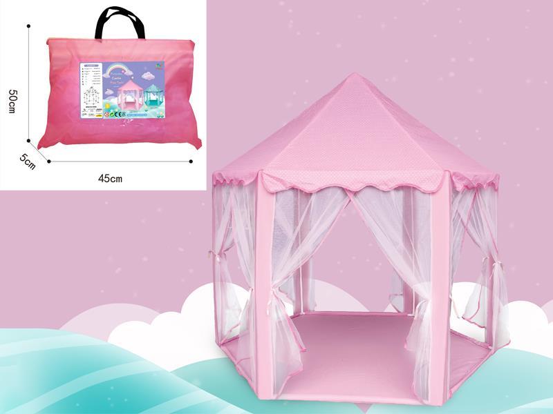 Hexagonal Castle Pink Tent