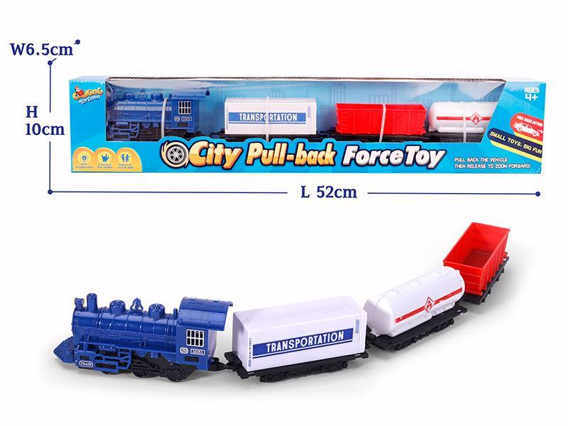 4 Pull Back Transport Train