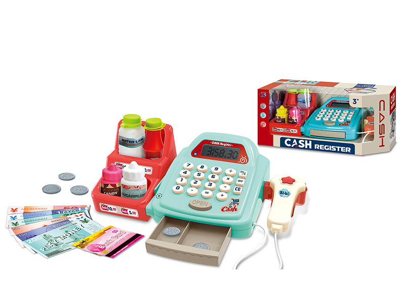 Cash Register + Goods Shelf Set