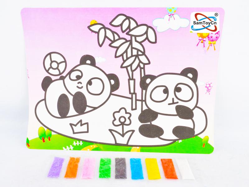 Children Sand Painting