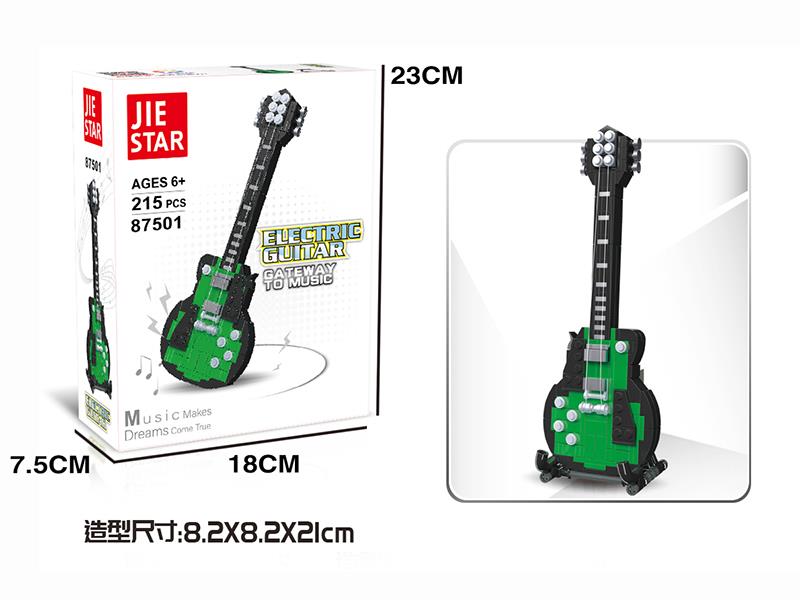 Electric guitar Building Blocks 215pcs