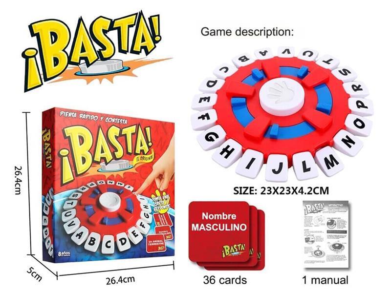 Spanish Basta! Crazy Alphabet Game