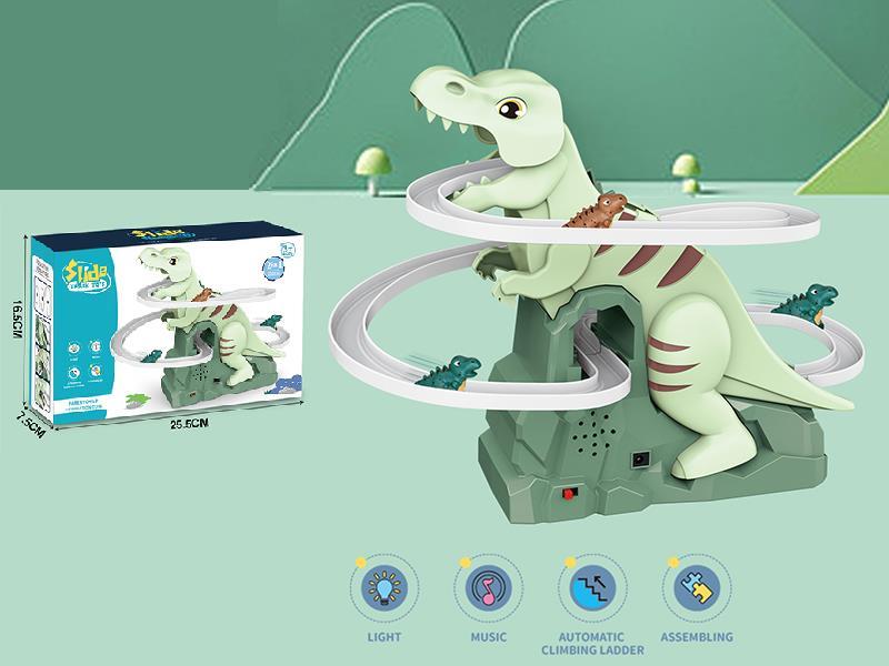 B/O Dinosaur Slide Track Toys