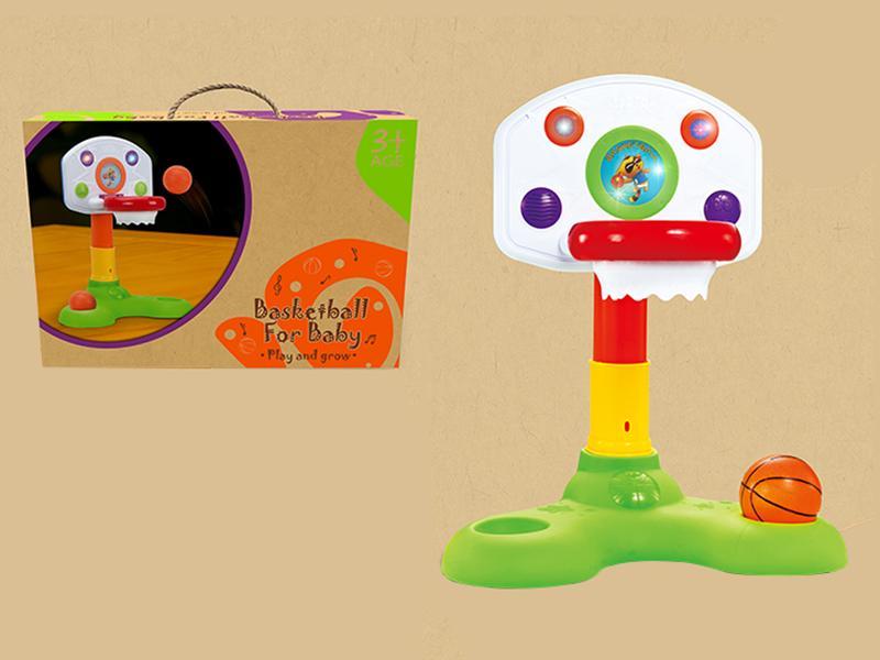 Basketball With Music Adn Light