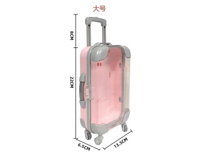 Storage Luggage Toy(Transparent Pink)Large