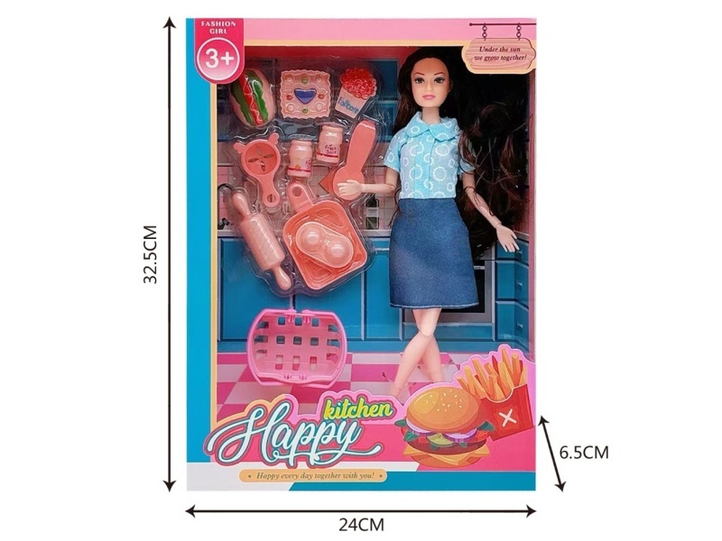 11.5 "Doll With Accessories